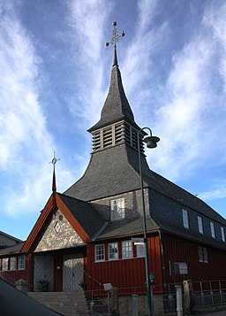 Hunnebostrands kyrka i augusti 2013