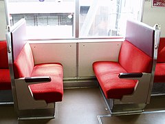 A transverse seating bay
