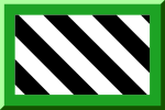 Thumbnail for File:Sports flag icons - Black white diagonals with green frame.svg