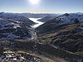 Blick nach Südwesten Richtung St. Antöniental.