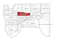 Map of neighborhoods in the city of Saint Paul, Minnesota