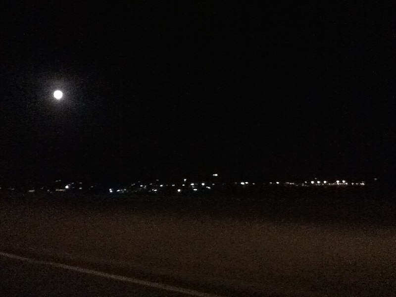 File:Staten Island shore at night.jpeg