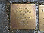 Stolperstein Hugo Moses, 1, Barfüßertor 15b, Marburg, Landkreis Marburg-Biedenkopf.jpg
