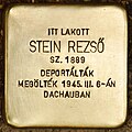 Stein Rezső, Pozsonyi ut 33b.