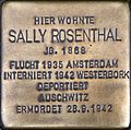 Stolperstein für Sally Rosenthal (Ehrenstraße 86)