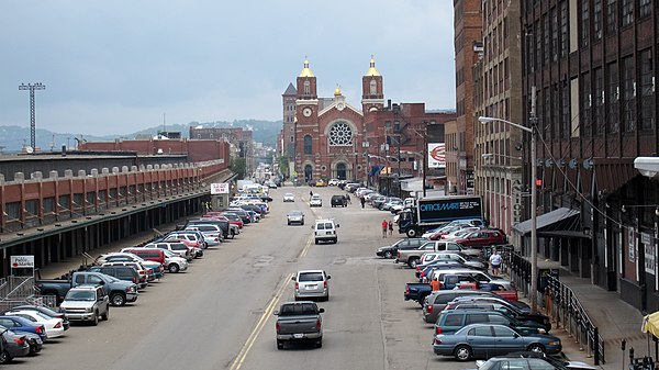 A view of Smallman Street in 2011