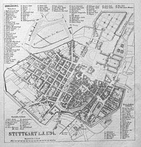 Stadtplan von 1794.