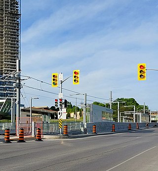 <span class="mw-page-title-main">Sunnybrook Park stop</span> Future LRT stop in Toronto, Canada