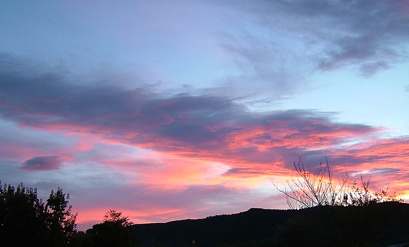 File:Sunset over Waimate.jpg