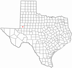 安德鲁斯在得克萨斯州中的位置