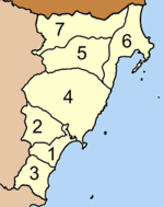 Map of sub-districts