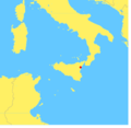 Position in Sicily