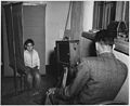 Taos County, New Mexico. Teachers cooperate with itinerant photographer at Questa school. Photogra . . . - NARA - 521871.jpg