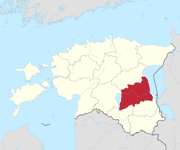 Tartu County in Estonia.svg
