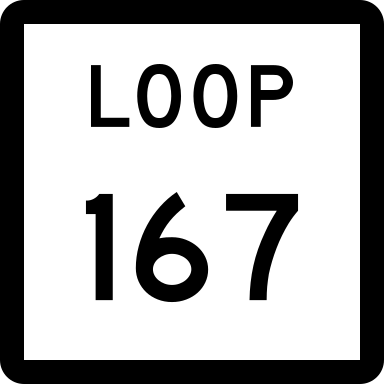 File:Texas Loop 167.svg