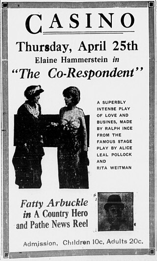 <i>The Co-Respondent</i> 1917 American film