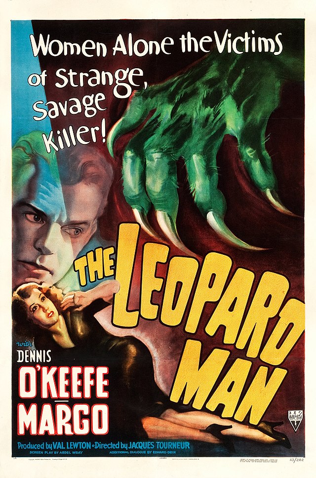 Description de l'image The Leopard Man (1943 poster).jpg.