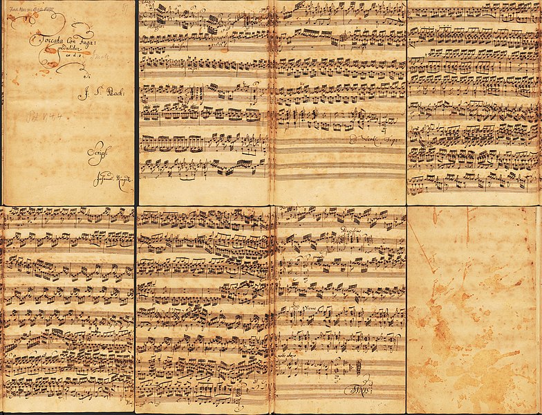 File:Toccata and Fugue in D minor, BWV 565 (Johannes Ringk manuscript, all pages).jpg