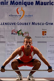 Tom Goegebuer Belgian weightlifter