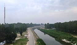 Fenggang Jian River south of the town, 2017
