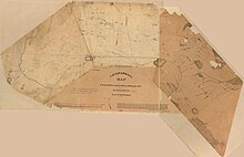 An 1863 map showing the Northeast Quadrant forts (West Side) Topographical map, 1st Brigade, defenses north of Potomac, Washington, D.C. (West).jpg