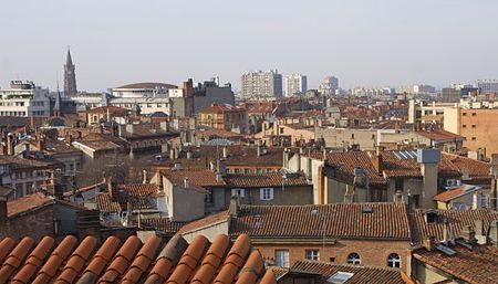 Toulouse toits depuis Boulbonne