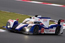 The No. 7 Toyota won its second race of the season at the 6 Hours of Fuji. Toyota TS030 Hybrid (Alex Wurz) front 2012 WEC Fuji FP2.jpg