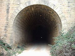 Túnel en Valdealgorfa.