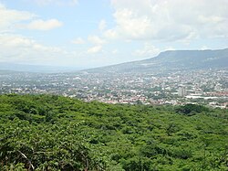 View of the city from the northwest