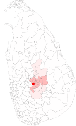 Location of Udunuwara