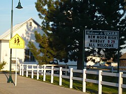 Skyline of Ukiah