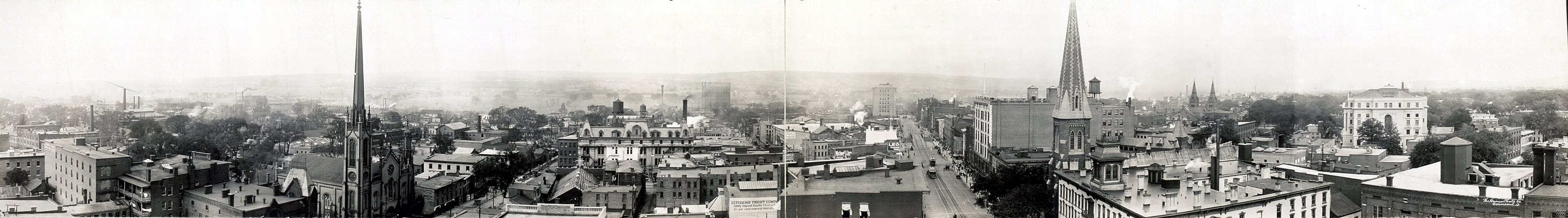 Panorama van Utica, 1909