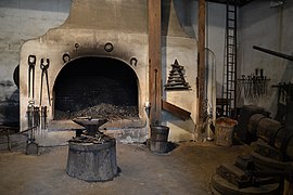 Valašské muzeum v přírodě - Mlýnská dolina. Hamr