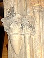 Chapiteaux de 1170, à gauche de l'arcade nord.