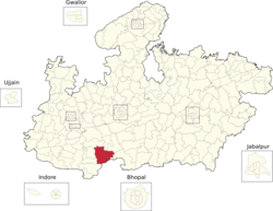 Vidhan Sabha constituencies of Madhya Pradesh (176-Harsud).png