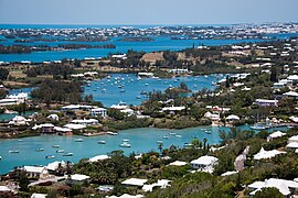 View from the top of Gibb's Hill Lighthouse View from top of Gibbs Lighthouse Bermuda.jpg