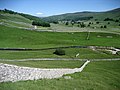 View up Littondale. Looking up dale from the Monks Road in a north-westerly direction.