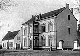 Villa Aldegonda en naastgelegen café ('bierhuis'), ca. 1925