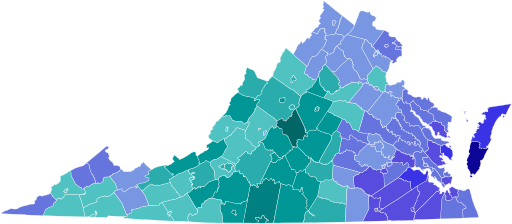 File:Virginia Democratic gubernatorial primary results by county, 2017.svg