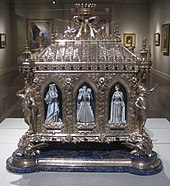 Metal casket donated by the Resnicks to the Los Angeles County Museum of Art in 2009 WLA lacma Felix Duban et al Casket 1867.jpg