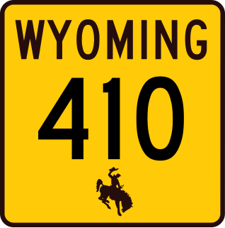 Wyoming Highway 410 State highway in Uinta County, Wyoming, United States