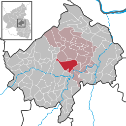 Läget för Waldböckelheim i Landkreis Bad Kreuznach