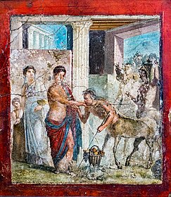 Roman art showing Pirithous and Hippodamia