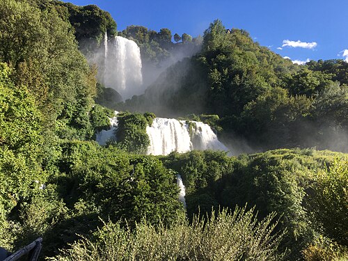 Waterfall Marmore in Terni