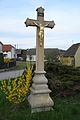 Čeština: Kříž u kaple sv. Antonína z Padovy v Horkách, Želetava, okr. Třebíč. English: Wayside cross near Chapel of Saint Anthony of Padua in Horky, Želetava, Třebíč District.