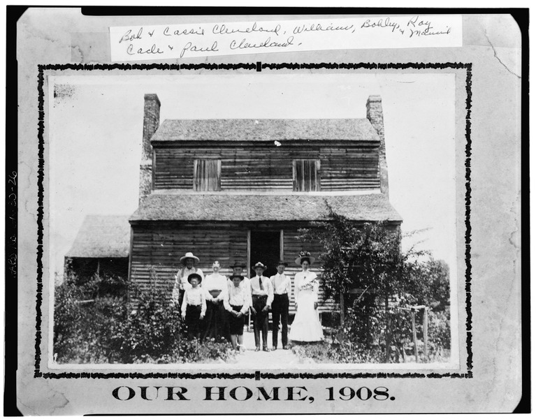 File:West front, 1908 6A, 53-Ruck.v, 1A-21 - Alexander-Cleveland Farm, County Road 238, Ruckersville, Elbert County, GA HABS GA,53-RUCK.V,1-26.tif