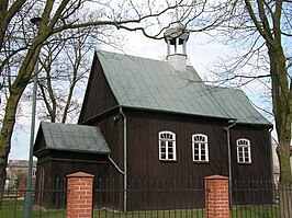Houten kerkje in Wilczyn
