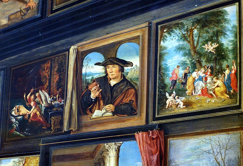 File:Willem van Haecht - Apelles painting Campaspe - detail upper right.jpg