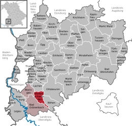 Wolfertschwenden - Localizazion