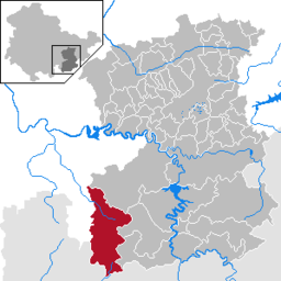 Läget för kommunen Wurzbach i Saale-Orla-Kreis